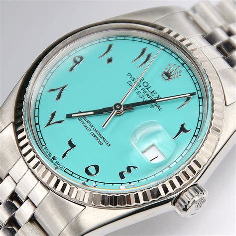 rolex with arabic writing|rolex tiffany arabic dial.